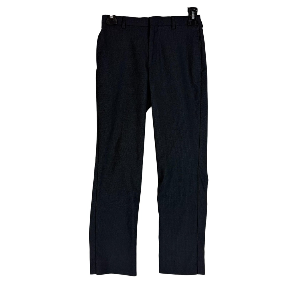 Collection By Michael Strahan Pants Womens 10 Black Straight Dress Stretch Twill